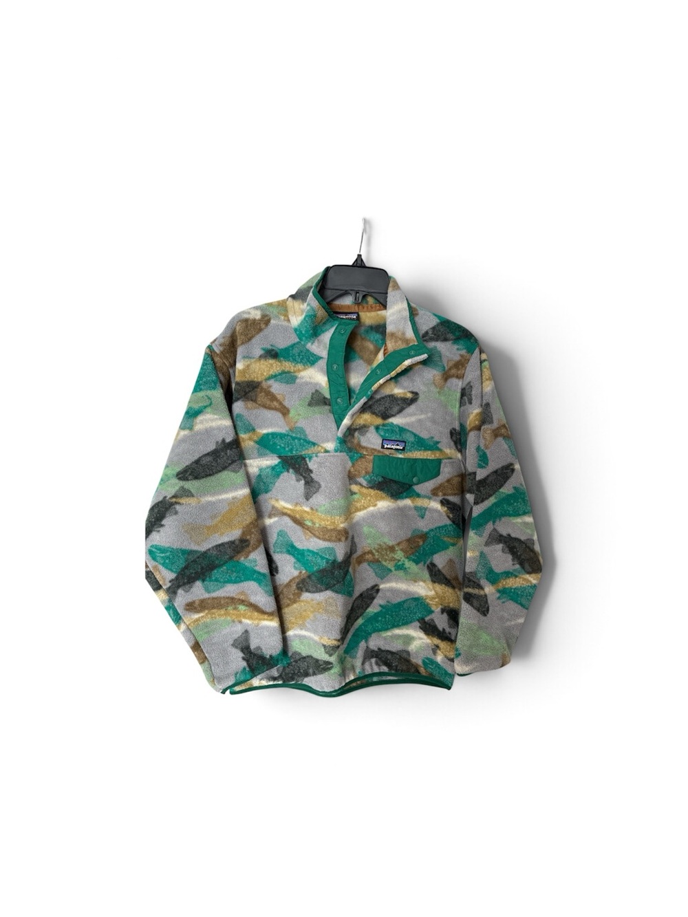 Patagonia Fleece Jacket trout  Print Pullover